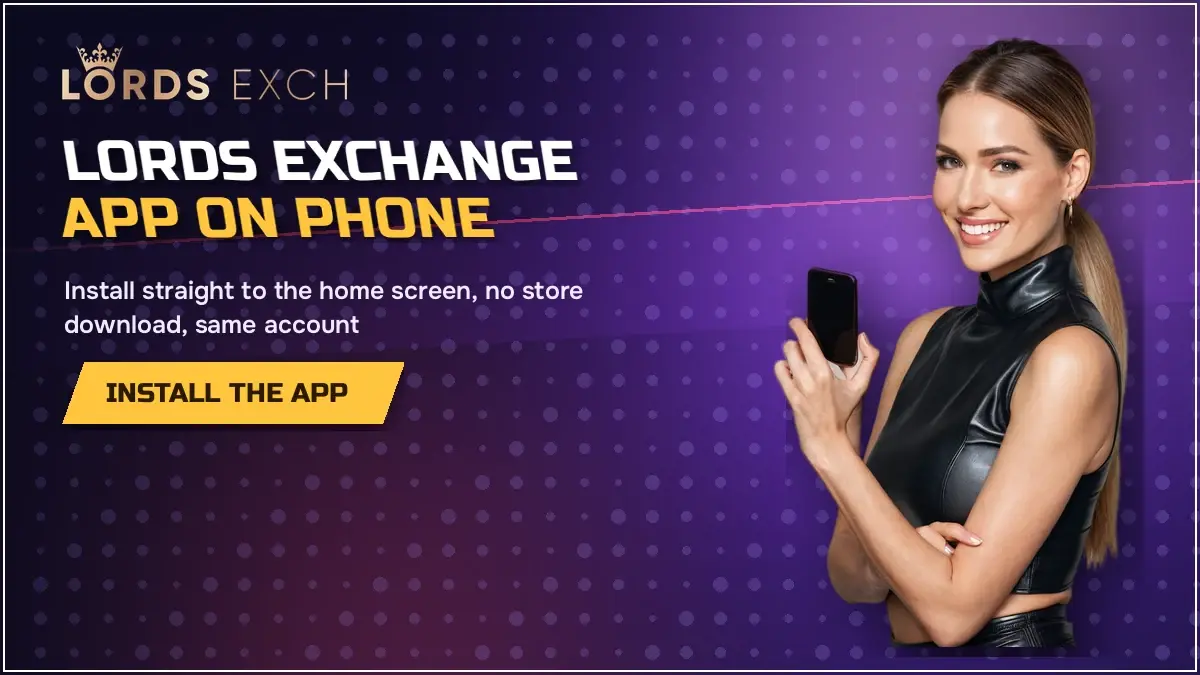 Lords Exchange app install screen with the home screen icon and the Exchange tab