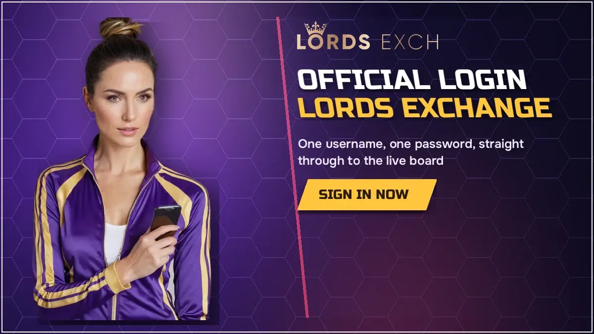 Lords Exchange login screen with username and password fields on the official sign-in address