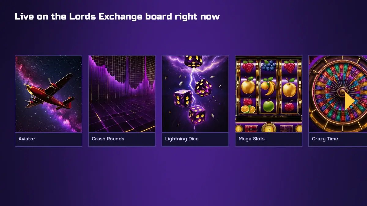 Lords Exchange game tiles that load on every live lordsexch now address